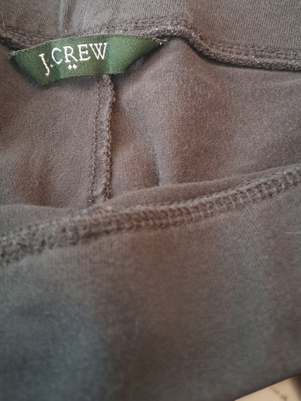 J. Crew Black Leggings With green brand label Versitile Style Womens Size Small